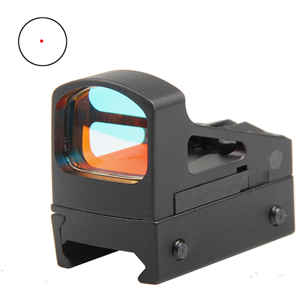 RMS Reflex Mini Red Dot Sight With Vented Mount and Spacers BK